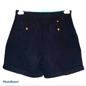 Old school Tommy Hilfiger navy blue khaki shorts